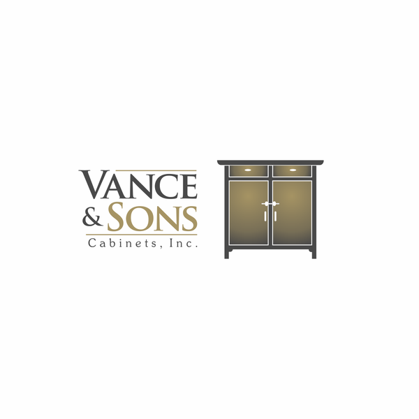 Design by siBejo titled "Create the next logo for Vance & Sons Cabinets, Inc."