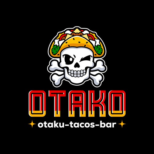 "OTAKO - Home of the Taco Pirates" winning Logo design