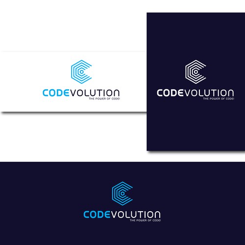 Logo for Codevolution, a brand new coding company! Design by Spider0421