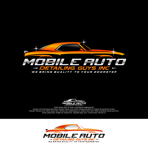 Design by Stary95 titled "Mobile Auto Detailing Guys"