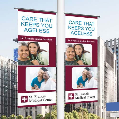 Design a banner that attracts older adults & families to use our specialized senior care & services Design réalisé par Sketch Media™