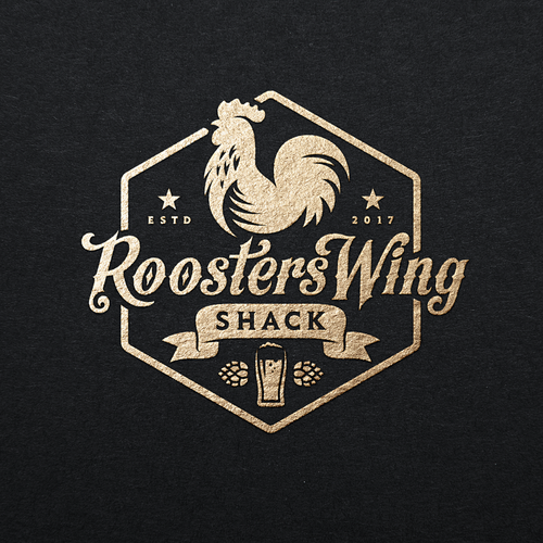 Diseño de Design a logo for "Roosters Wing Shack" de Siv.66