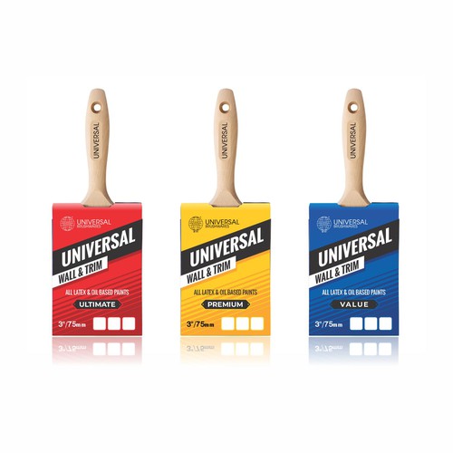 Design Professional Paint Brush Packaging di diviart