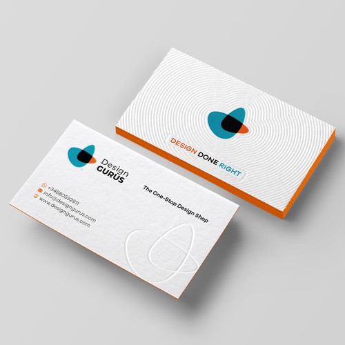 Business Card for DesignGurus.com Design by Birendra Chandra Das