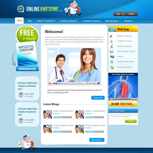 Help Online Awesome LLC with a new website design Design por Cranium Graphics