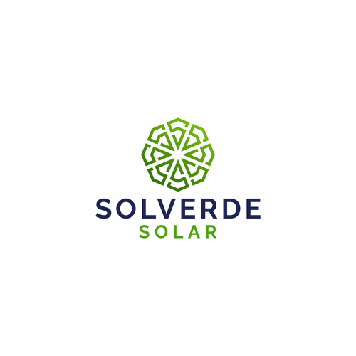 Clean logo for solar company Design by Work From Hobby