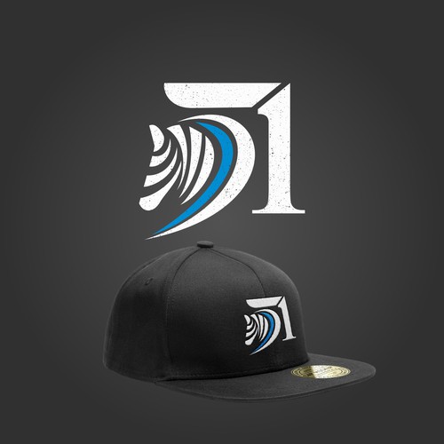 Edgy, Tough, Rugged, clothing Logo cleverly combining "Zebra" and "51" in a unique way. Diseño de adrian perdana