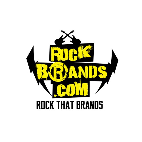 Create a Fun, Rocking logo for ROCK BRANDS Logo design contest