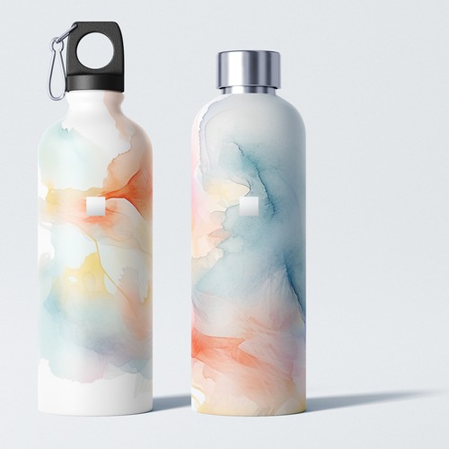 Watercolor design for bottle and mug Design von Ava N Garda