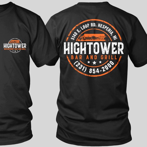 Best F*uc!ng T-shirt Design for Hightower Bar & Grill Ever ! Design by erwinubaldo87