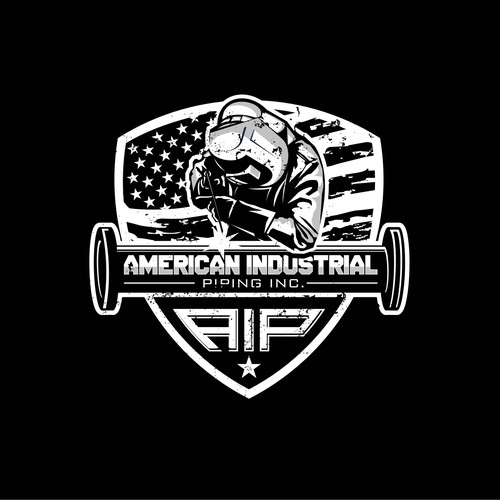 Badass logo for welding/pipefitting company Design by CrimaDezignz®