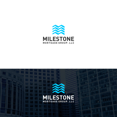 Milestone Mortgage Logo Design by [_MAZAYA_]