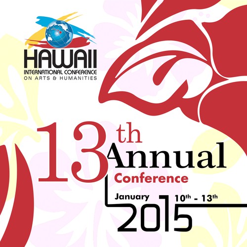 Hawaii Arts & Humanities Conference Program Cover! Design by CreativeDannyDesign