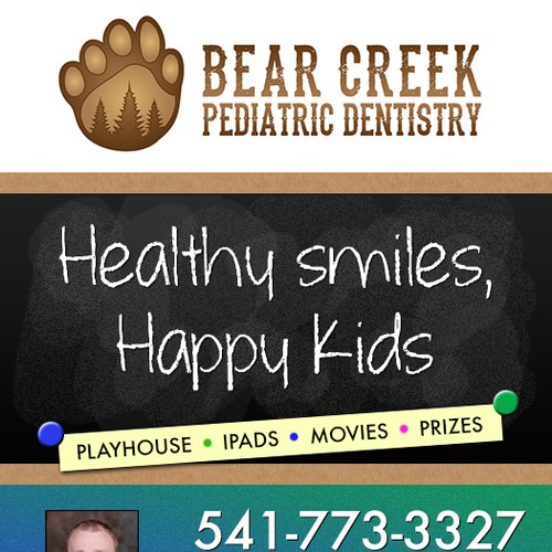 We need a new look to advertise our pediatric dental office Design by FlipProject