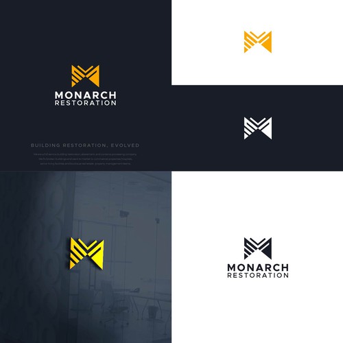 Design a modern clean logo package for a restoration company Design by Danny A