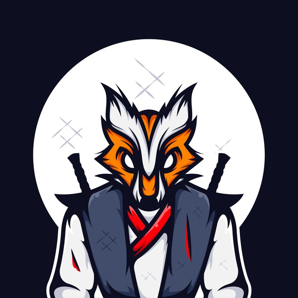 Design by joglodeeshine titled "Fox Knight Vector Design"