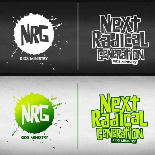 NRG - Be apart of a Kids Ministry start up! Not your typical design contest! Design by HJR