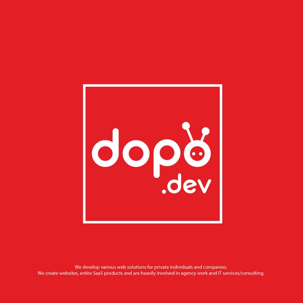 Design réalisé par SRPN et intitulé "dopo dev logo"