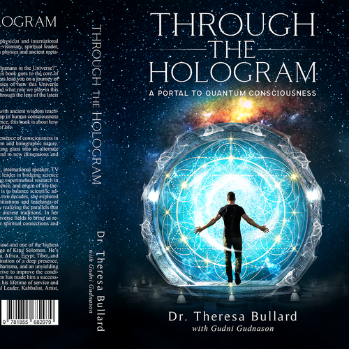 Futuristic Book Cover Design for Science & Spirituality Genre Ontwerp door H-Izz Design