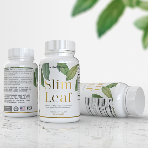 We need a powerful product label for our weight loss supplement, that our audience will love & buy Design by Tamara.D