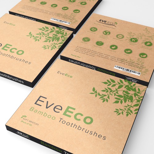 Designs | EveEco - Bamboo toothbrush Box Design | Product packaging contest