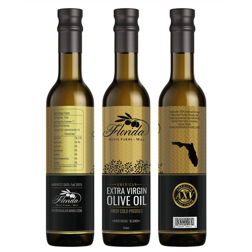 Olive Oil Bottle Label Design by Nanoz Abdi