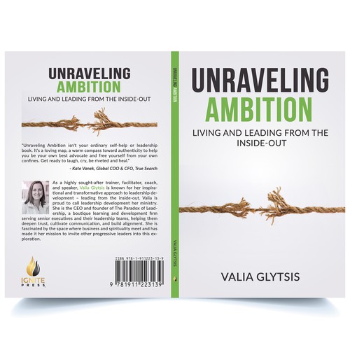 Create a cover for a book about leadership and unraveling your ambition! Design by AS Cover Arts