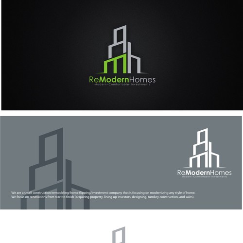 Create A Mid Century Modern Home Renovation Logo Logo