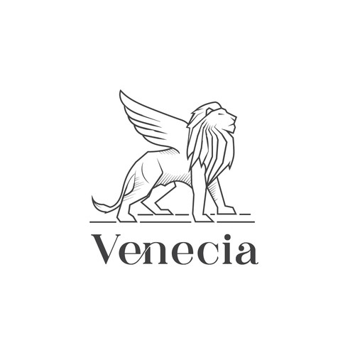 Venice - magnificent lion with wings Design by M.A.R.S DESIGN