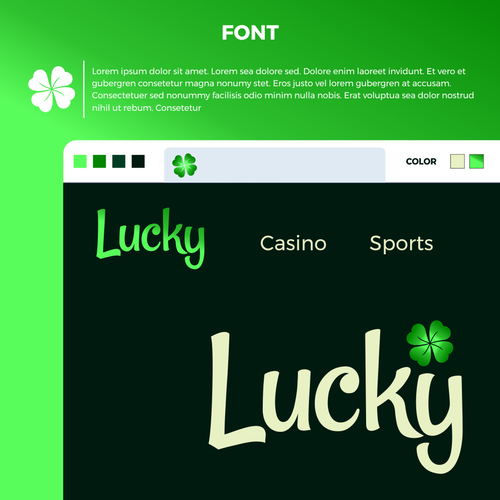 Lucky - Design a powerful brand package for a new betting site Design by Mas the SONK