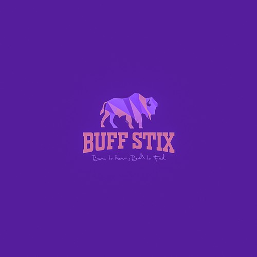 Buff Stix...Lean, Delicious, Buffalo Strong. Design by knight brands™