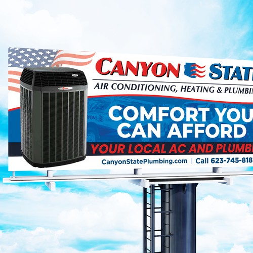 Design An Eye-Catching Billboard For An HVAC Company Design von GrApHiC cReAtIoN™