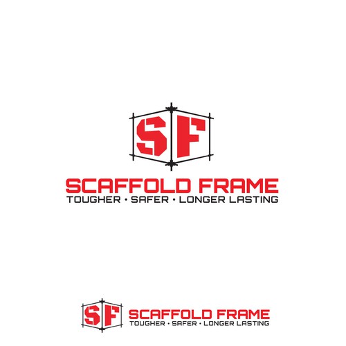 Scaffold Frame Logo Design by pianpao