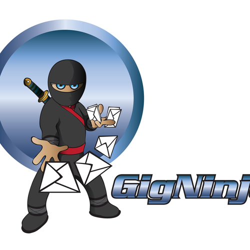 GigNinja! Logo-Mascot Needed - Draw Us a Ninja Diseño de phong