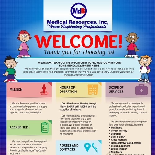 Create a cover page for our "Welcome packet" Design by nikolic.photographer