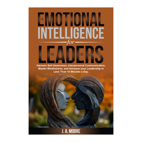 Need an Emotional Intelligence for leaders book cover. Design by anisha umělec