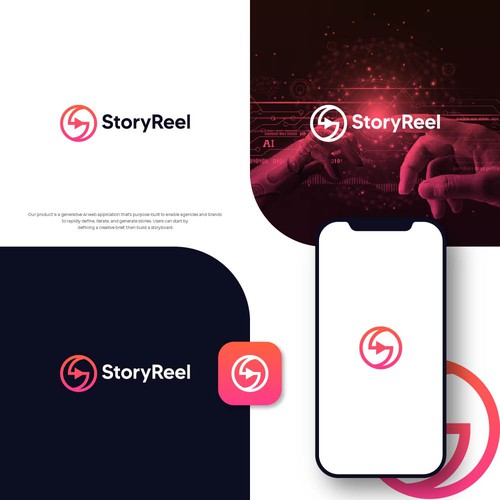 Generative AI storytelling service for creative agencies and brands Design by pixelamazers