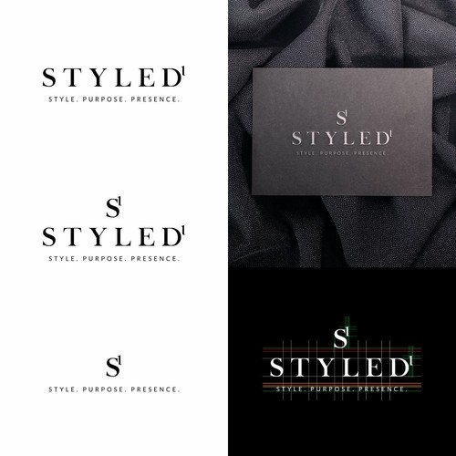 "Create a Luxury Editorial Wordmark for "styled1"-Personal Styling, Color Analysis and Image Consulti" winning Logo & business card