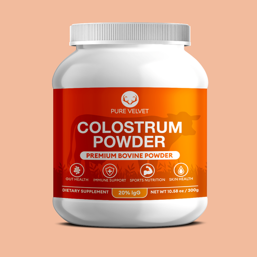 Design di Re-design Supplement Label to capture Amazon shopper attention & boost CTR - Colostrum Powder di SONUPARMAR
