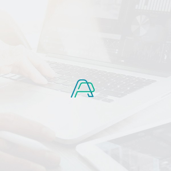 Modern monogram logo