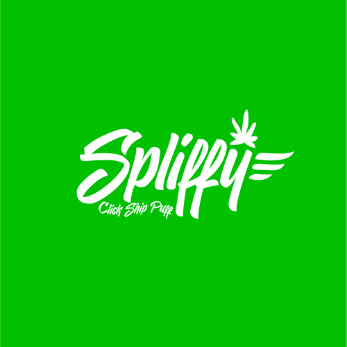 Cannabis Delivery Service in Los Angeles (Spliffy) Design réalisé par CkyBe