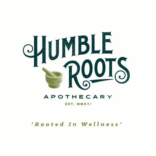 Design a plant-based, health and wellness logo for a new, innovative herbal apothecary. Design por rl X