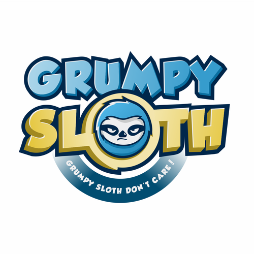 Grumpy Sloth Needs a Cartoony New Logo | Logo design contest