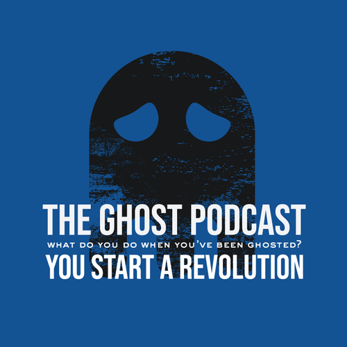 The Ghost Podcast Design by Coffey Graphics