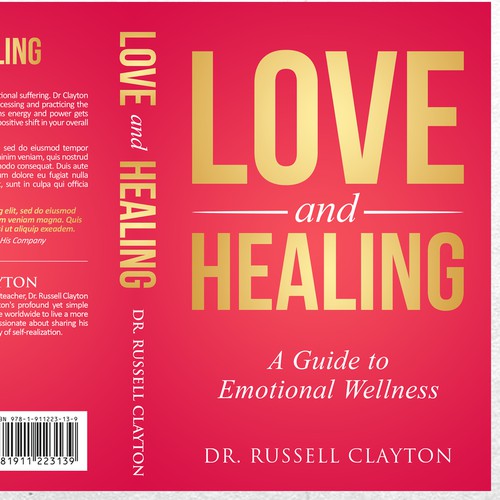 Love and Healing Book Cover Design Design by ryanurz