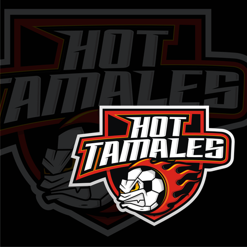 5-6 year olds need a soccer team logo! HOT TAMALES Diseño de involve