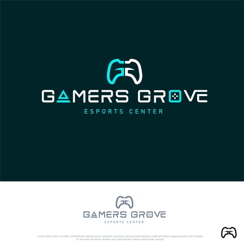 Logo for a casual and competitive esports video game center Diseño de Dynamic Designs Pk
