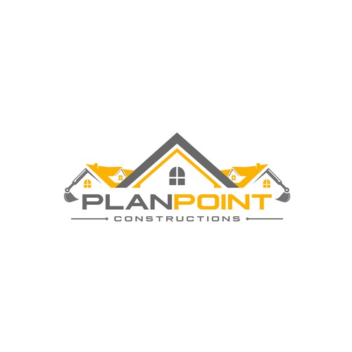 PlanPoint Construction Logo Needs A Remodel Design by Jazie