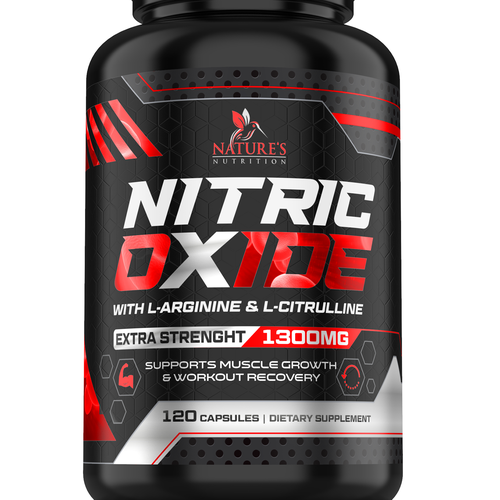 Nitric Oxide label design needed for Nature's Nutrition Design by JOHN's_AlphaCreation