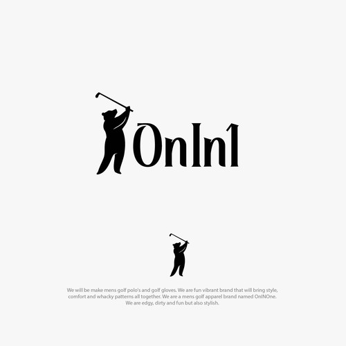 Diseño de Design a logo for a mens golf apparel brand that is dirty, edgy and fun de ganapatikrishna786